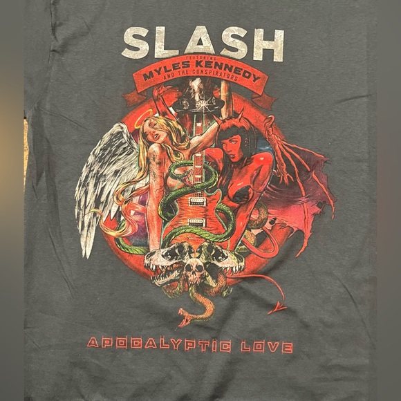 NWOT Philcos Slash Album Graphic Print Tee Shirt - Picture 5 of 6